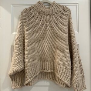 American Threads Beige Knit Sweater